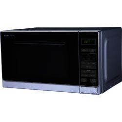 Sharp R272SLM Compact Touch Control Microwave in Silver